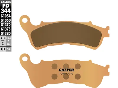 Zdjęcie produktu dla Galfer Bremsbelag Sinter Fd344 G1370