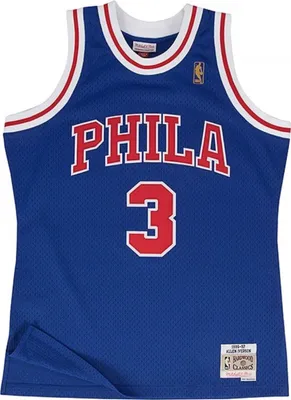 Produktbild von Hemd Mitchell & Ness & NBA Swingman-Trikot Philadelphia 76ers SMJYGS18197P76ROYA96AIV