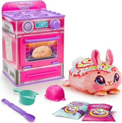 Produktbild von Backofen Spielzeug, Cookeez Makery Moose Toys, Interaktiver Ofen, Duftendes Plüschtier Kuchen, Zubehör