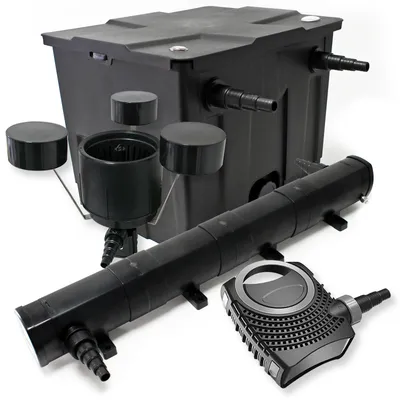 Obrázok produktu pre Sada:filter pre jazierka 12000l 72W UVC odkalovač pre jazierka 80W čerpadlo pre jazierka skimmer