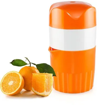 Produktbild von Handgeführte Zitronensaftmaschine - Zerkleinerte Fruchtsaft- und Gemüsesaftmaschine - Saftzentrifuge mit Saftbehälter - Manuelle Zitronensaftmaschine - Fruchtsaftmaschine mit 3-Liter-Saftbehälter