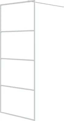 Produktbild von vidaXL Duschwand für Begehbare Dusche Weiß 80x195 cm ESG-Klarglas