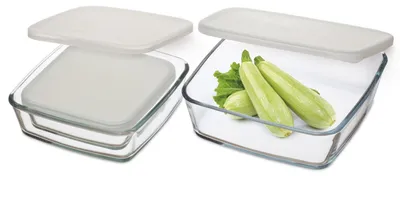Produktbild von 3-teiliges Aufbewahrungsgeschirr-Set mit Kunststoffdeckel