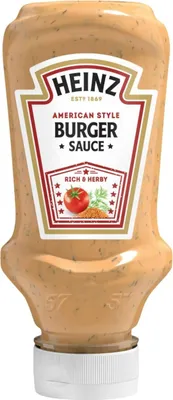 Image de Heinz American Style Burger Sandwich Sauce crémeuse et savoureuse 220ml