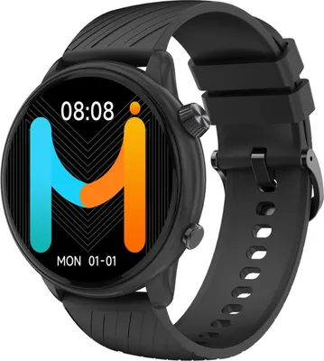 Image de Imiki TG2 Smartwatch Noir, écran tactile AMOLED 1,43", IP68, cardiofréquencemètre