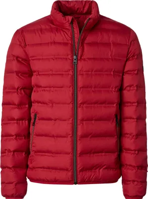 Produktbild von REDMOND Casual Herren Steppjacke Stehkragen Polyester Himbeerrot 4XL