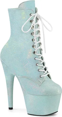Produktbild von ADORE-1020SDG Damen Booties von Pleaser, Hellblau , EU 40, US 10