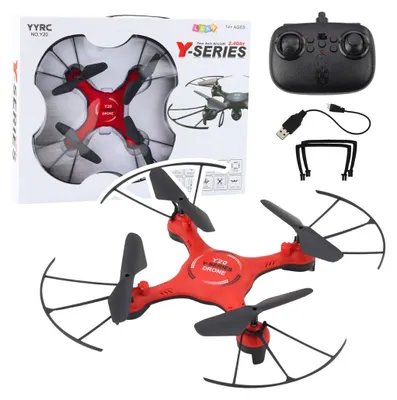 Obrázok produktu pre Drone Y20 Ufo diaľkovo ovládané svetlá 360° rotácia červená