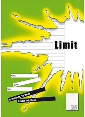 Produktbild von Limit Schulheft DIN A4 Lineatur 25 / 9 mm liniert 16 Blatt