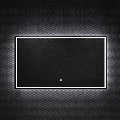 Produktbild von Mai & Mai Wandspiegel Badezimmer Spiegel LED 100x80cm LED Bad-Spiegel mit Touchschalter, Beschlagfrei durch Antifog-Schicht LED-Spiegel 02