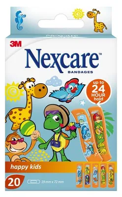 Productafbeelding van 3M N0920NL_W, 7,2 x 1,9 cm, Rechthoekig, Verschillende kleuren, 20 stuks