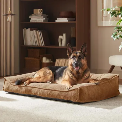 Produktbild von Hundebett Hundekorb Hundekissen - XXL - Ergonomisch - Sofadesign - 122 x 91 x 26 cm
