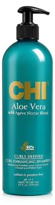 Image de CHI Aloe Vera Curls Defined Curl Enhancing Shampoo shampooing nourrissant pour cheveux bouclés 739 ml