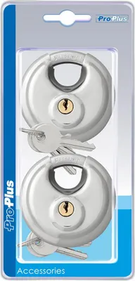 Produktbild von schloss 70mm 2 Stück gleichschließend im Blister