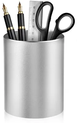 Produktbild von Aluminiumbüroorganizer mit Antislip-Fuß - Büro-Pennenhalter mit Metallkonstruktion