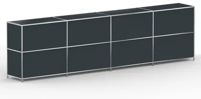 Produktbild von Sideboard, 8 Schubladen & Schloss, Breite 302 cm, Anthrazitgrau