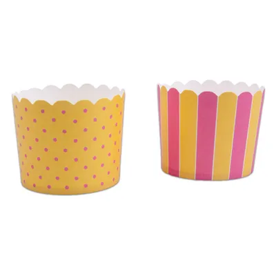 Image de Städter Moules à cupcakes jaunes roses