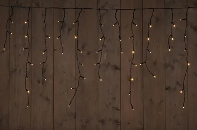 Produktbild von Eiszapfenlichterkette 360 LEDs, Klassisch Warmweiß, 720 cm lang, 60 cm hoch, 5 m Zuleitung, mit Timer, Weihnachtsbeleuchtung