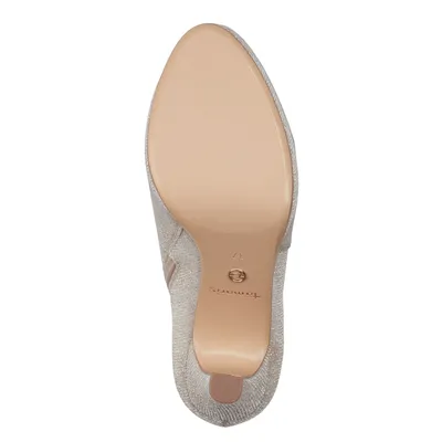 Produktbild von Tamaris Damen Stiefelette Reißverschluss Glitzer elegant Party edel 1-25097-41, Größe:40 EU, Farbe:Beige