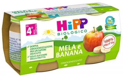 Immagine prodotto di Hipp Omog Mela/Banana 2X80G