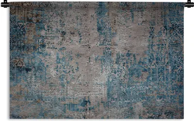 Produktbild von MuchoWow® Wandteppich Wandbehang Teppiche Wohnzimmer - Teppiche - Muster 150x100 cm Tapisserie Dekoration Wandtuch - Waschbar - Tapisserien - Wand-Decke