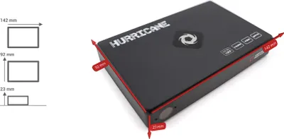 Produktbild von Hurricane 120GB HDD Full HD (1920*1080) HDMI Media Player Multi-Language