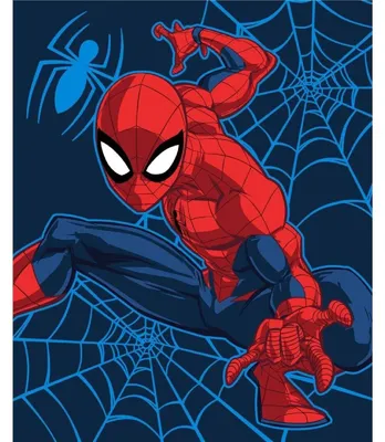 Produktbild von Spiderman Wohndecke – Weiches & leichtes Decke für Bett & Sofa (130x160 cm)