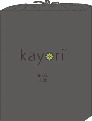 Produktbild von Kayori Shizu Spannbetttuch für Topper Größe 100x200cm Farbe Anthrazit Perkal Baumwolle