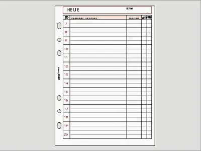 Produktbild von bind Systemeinlage Heute A5 Papier weiß ca. 149 x 210 mm B2541