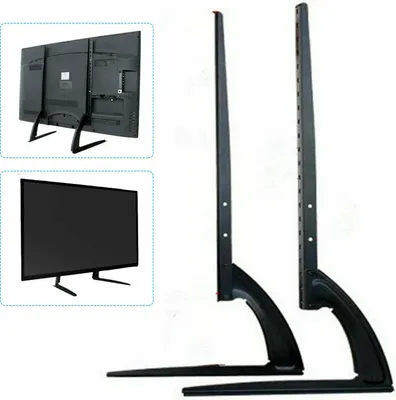 Obrázek produktu pro Stojan na TV Výškově nastavitelný držák pro 32-70" TV Univerzální stojan na LCD LED TV do 35 kg (černý)