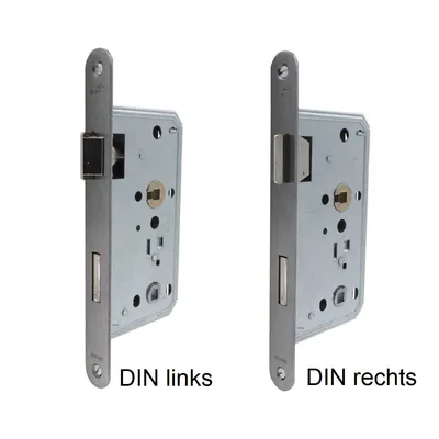 Produktbild von BMH Objektschloss Einsteckschloss Schloss WC Bad 55/24 DIN 18251 Klasse 3 - DIN Richtung: Rechts