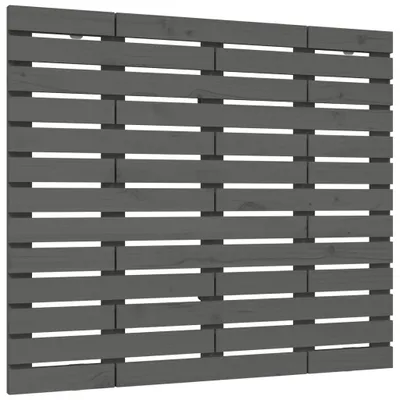Obrázok produktu pre vidaXL Nástenné čelo sivé 126x3x91,5 cm Masívne borovicové drevo
