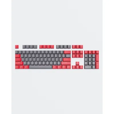Obrázok produktu pre DARK PROJECT Nakładki na Klawisze - KS-42 PBT Keycaps (ENG/RU/UA - červená/sivá)