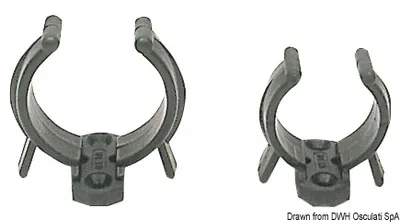 Produktbild von Nylonowy zacisk sprężynowy weiß 22/28 mm Osculati 34.354.28