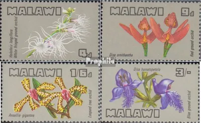 Produktbild von Briefmarken Malawi 1969 Mi 110-113 (kompl.Ausg.) postfrisch Einheimische Orchideen