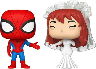 Produktbild von Funko Pop! Marvel: Spider-man & M.J. 2 Pack