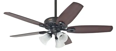Produktbild von Deckenventilator mit Beleuchtung und Zugketten Builder Plus 132 cm Bronze