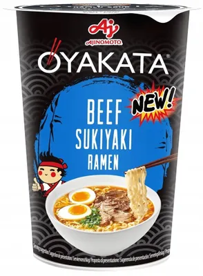 Zdjęcie produktu dla Oyakata Zupa instant Ramen wołowina sukiyaki 63,5 g
