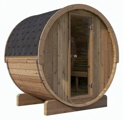 Produktbild von Traditionelles Outdoor Holz-Dampfbad für 4-6 Personen