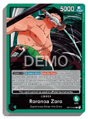 Produktbild von One Piece Demo Deck: Roronoa Zoro