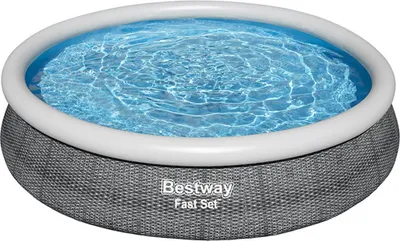 Obrázek produktu pro Piscina Bestway, Fast Pool Set, pompa cu filtru Flowclear, aspect ratan, 366 x 76 cm