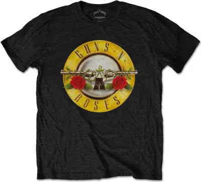 Produktbild von Guns N' Roses Classic Logo Black L T-Shirt