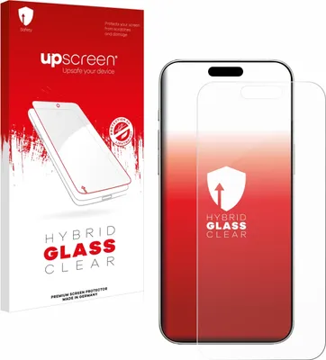 Produktbild von upscreen Schutzglas für Apple iPhone 16 Schutzfolie Panzer Folie Glas Display Schutz klar