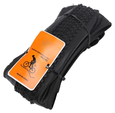 Zdjęcie produktu dla 26 x 1,95 Opona zewnętrzna do roweru górskiego, guma, wzorzysta powierzchnia, składana, zamiennik do naprawy roweru, całkowicie czarna