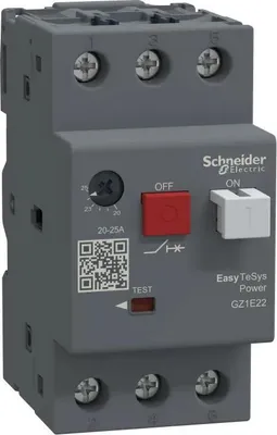 Obrázok produktu pre Vypínač motora 3P 11kW 20-25A Schneider GZ1E22