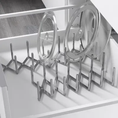 Produktbild von Ikea Variera Topfdeckel Organizer Edelstahl 2 Stück