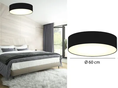Produktbild von Smartwares IDE-60047 Deckenleuchte, 4 Glühbirne(n), E27, IP20, Schwarz