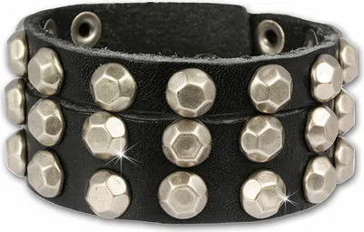 Produktbild von SilberDream Armband Leder -gegerbtes Rindsleder- schwarz Herren Männer LAP128S