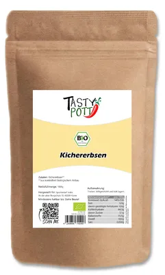 Produktbild von Tasty Pott  Kichererbsen ganz ab 1Kg