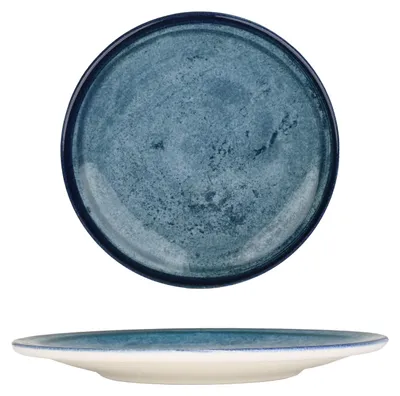Obrázek produktu pro Porcelánové dezertní talíře Kütahya – Blue Stone – porcelán – 17 cm